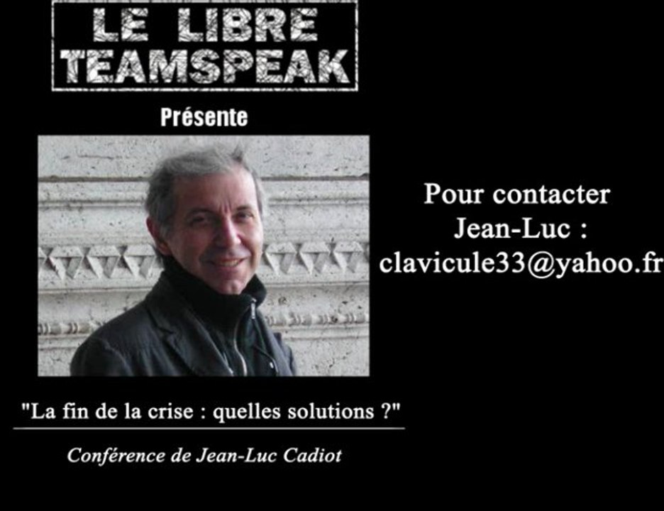 La fin de la crise : quelles solutions ? (1/2)