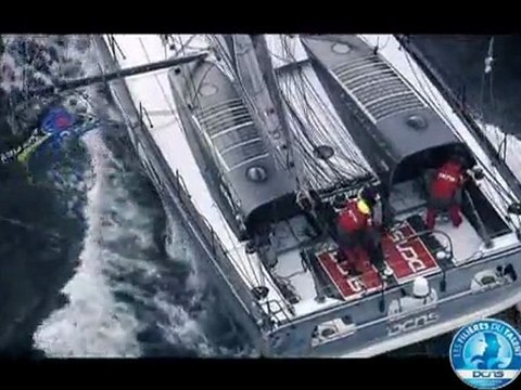 Convoyage du DCNS 1000 vers Cowes avec Marc et Luc à son bord