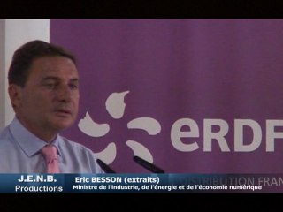 Noisy-le-Sec : Eric Besson et ERDF Fracture numérique internet