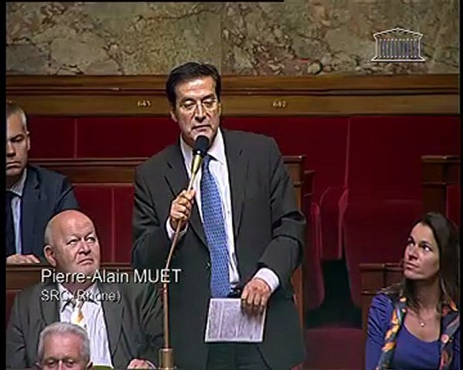 Pierre Alain Muet, question d'actualité sur plan de rigueur Fillon 07 09 2011