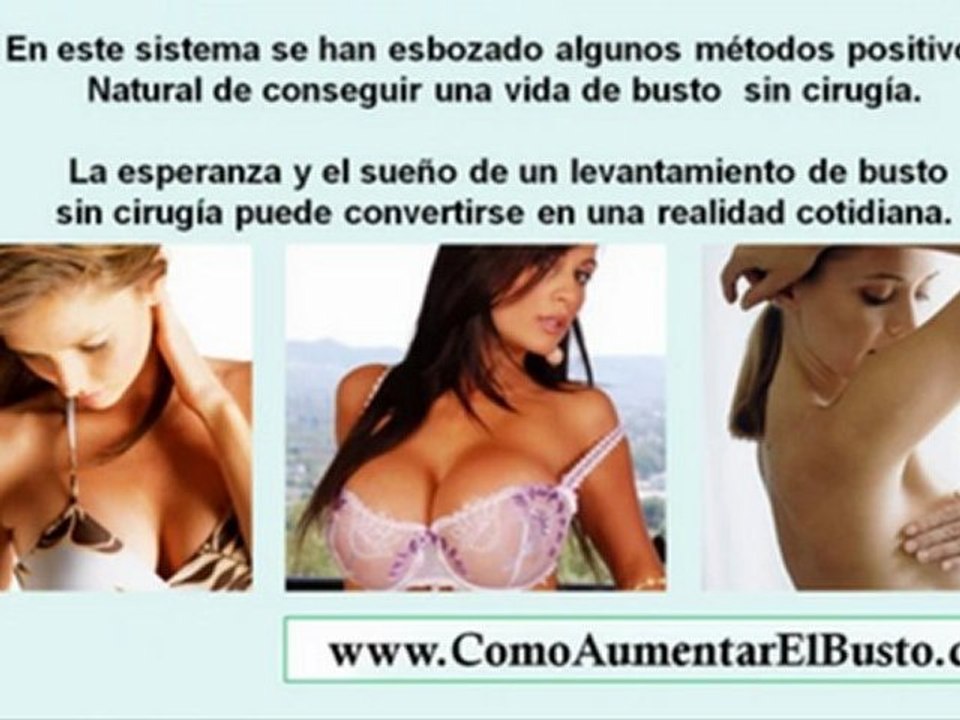 levantamiento de busto sin cirugia