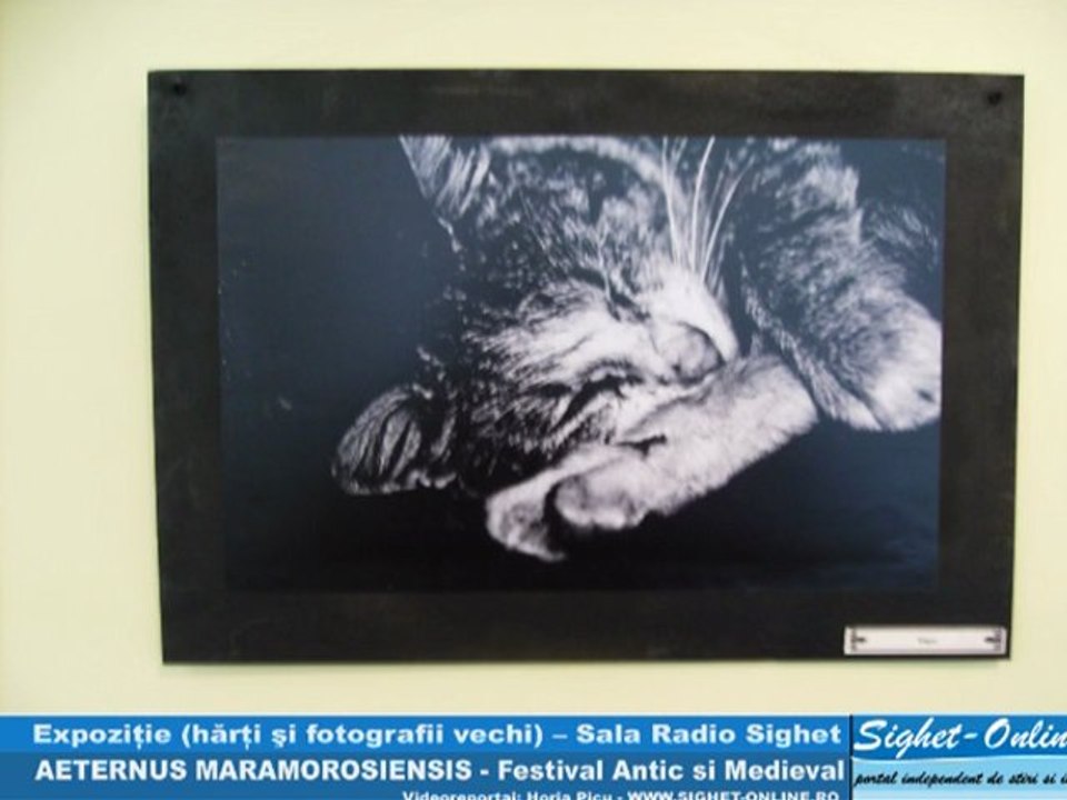 Expoziţie (hărţi şi fotografii vechi) la Sala Radio Sighet (Aeternus Maramorosiensis festival)