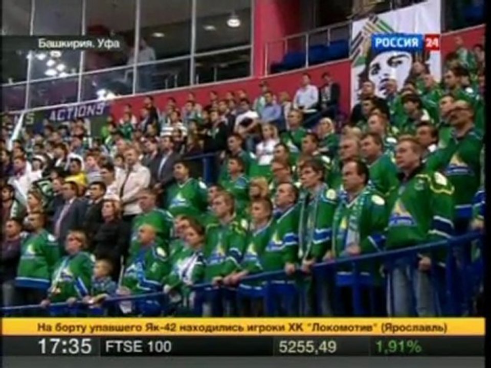 Plane crash kills Russian ice hockey team