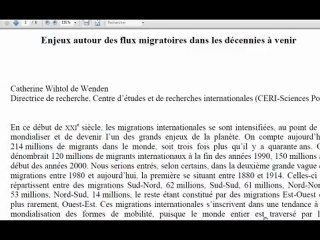 150 millions d'immigrés d'ici 2025 à 2050 !