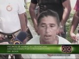 Familias afectadas por contaminación en Aragua