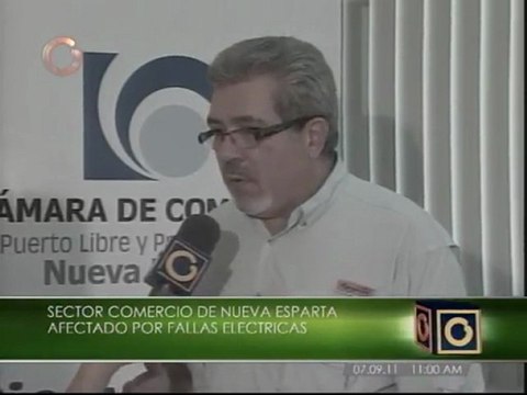 Fallas eléctricas frenan el comercio en Margarita