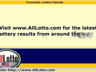 Powerball Lottery Drawing Results for September 7, 2011
