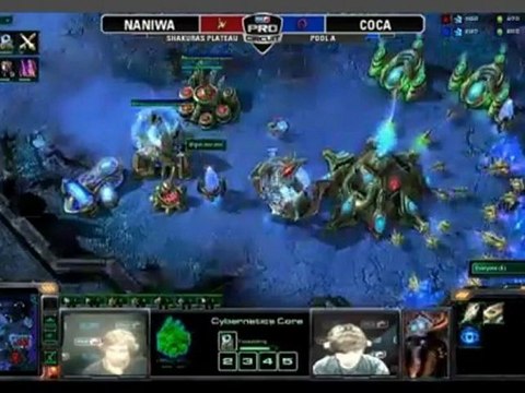 MLG Raleigh 2011 - Starcraft II - Game 2 - Dignitas Naniwa (P) VS Slayers Coca (Z) Part 1/1