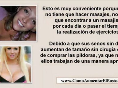 como tener los senos grandes sin cirugia