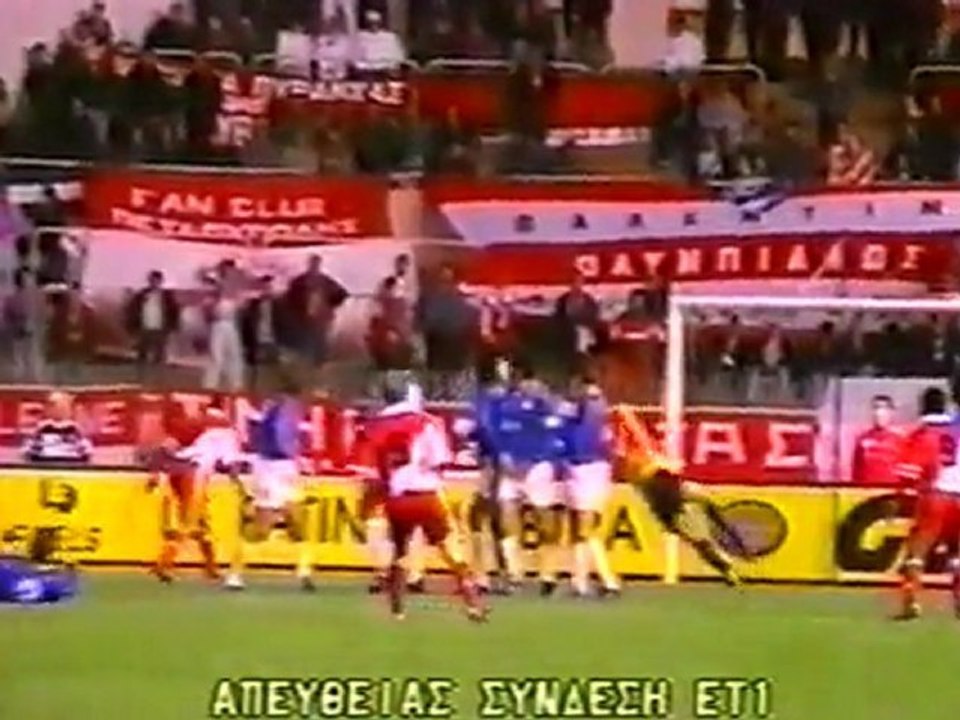 1992-1993, Monaco - Olympiakos 0-1