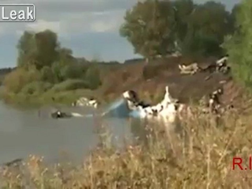 Russische Eishockey-Team abgestürztes Flugzeug