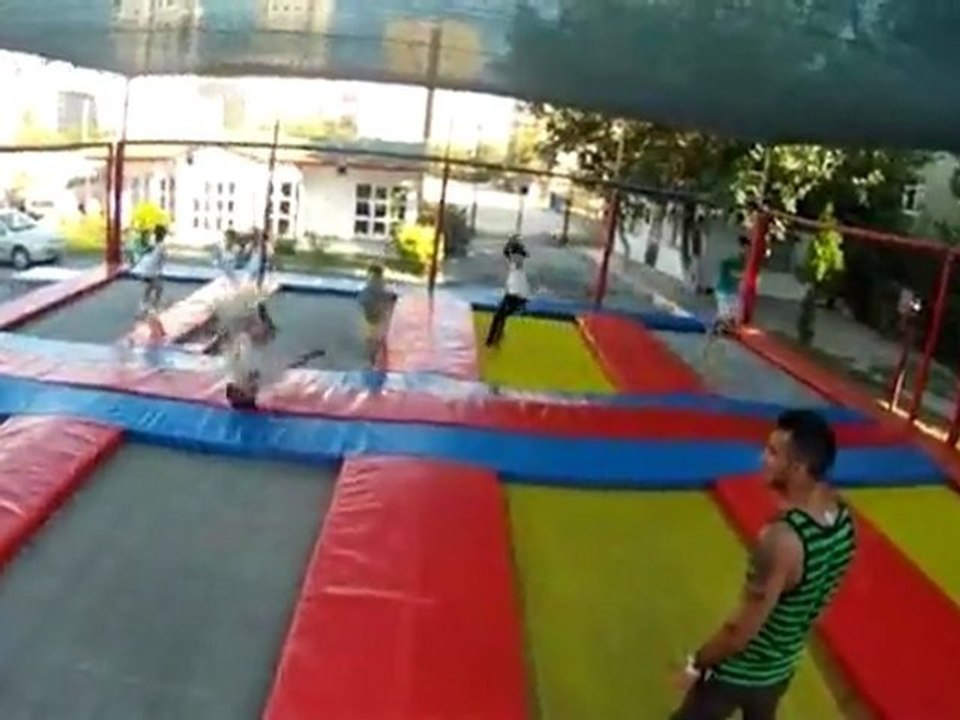 Trampolin Zurück Ache Fail