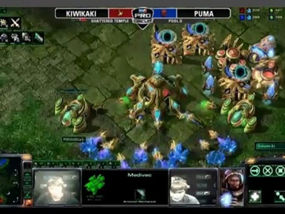 MLG Raleigh 2011 - Starcraft II - Game 2 - RGN Kiwikaki (P) VS EG Puma (T) Part 1/1