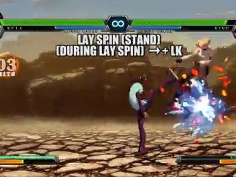 The King of Fighters XIII - Kula Diamond Moves