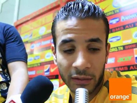 Les joueurs de l'EST avant la rencontre face à la MCA