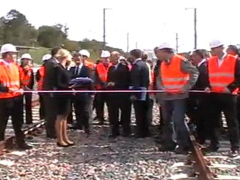 AUXON : INAUGURATION DE LA LGV RHIN-RHONE