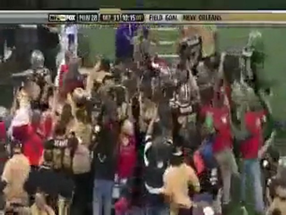 Garrett Hartley OT winning field goal