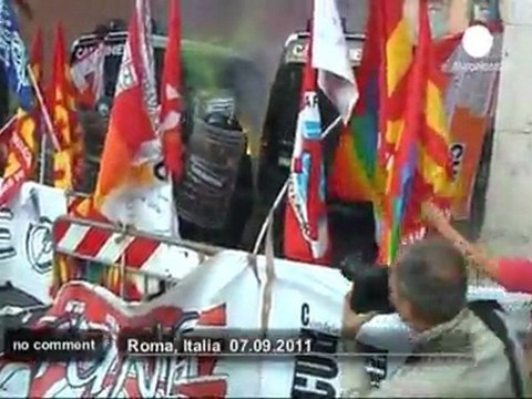 Italie : affrontements à Rome entre police... - no comment