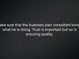 Business Plan Consulting Services