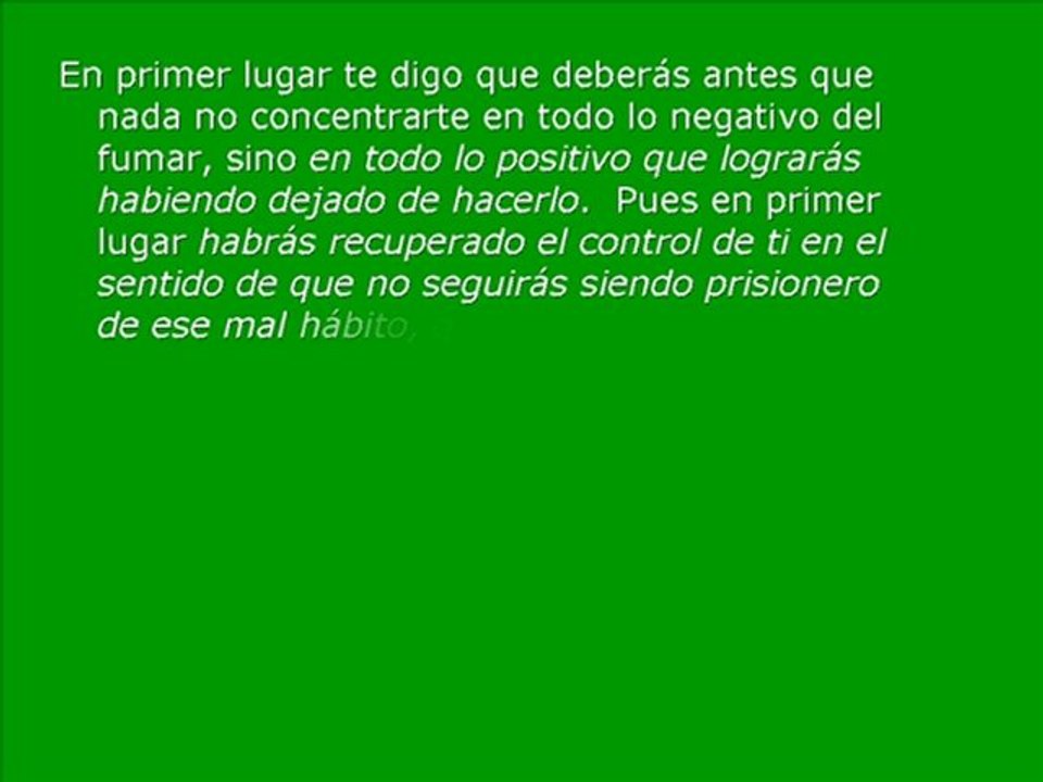 Terapia Psicológica - Deja de Fumar