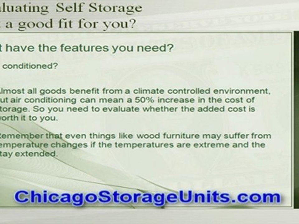 Chicago Storage Units Rental