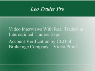 Forex Trading With Leo Trader Pro