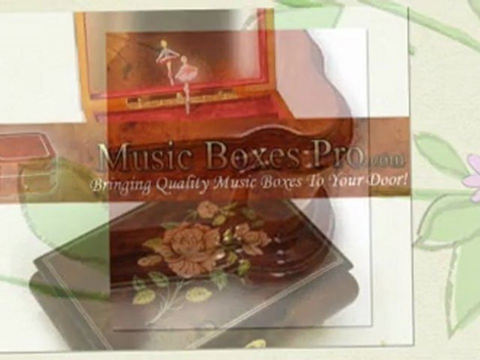 Lilies Reuge Limited Music Box