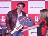 Handsome Arjun Rampal Unveils Hyosung Super Bike In India