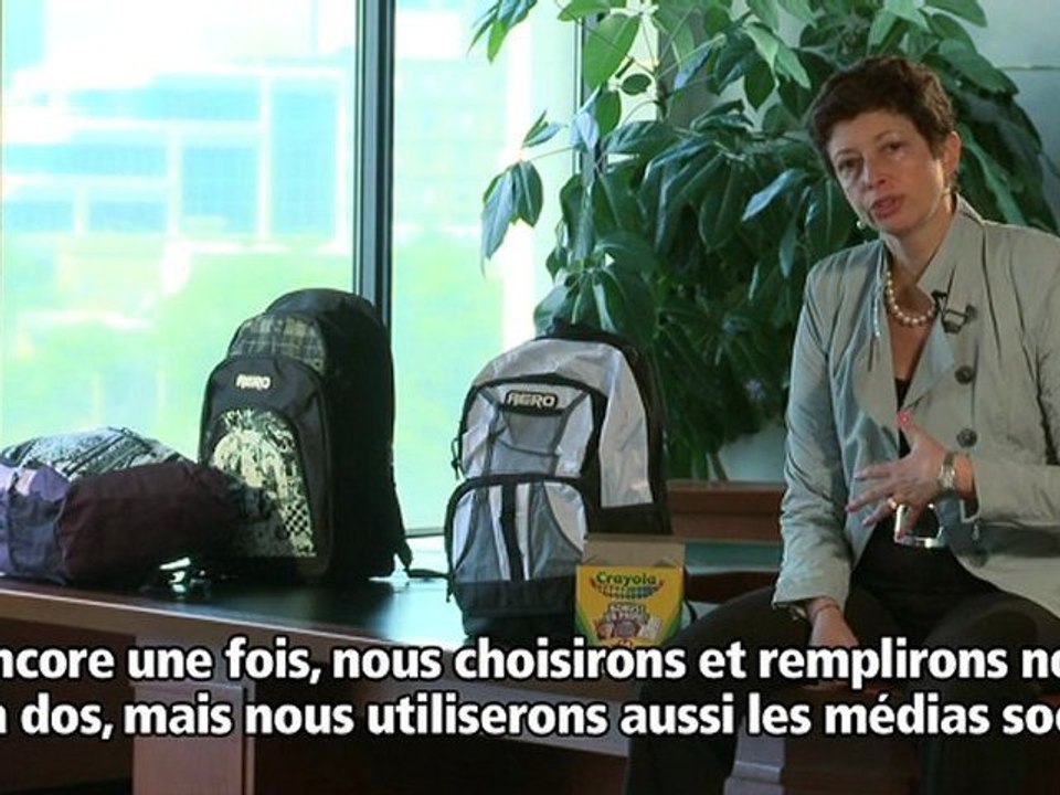 Le programme Sacs à dos pour les enfants de Bell Aliant