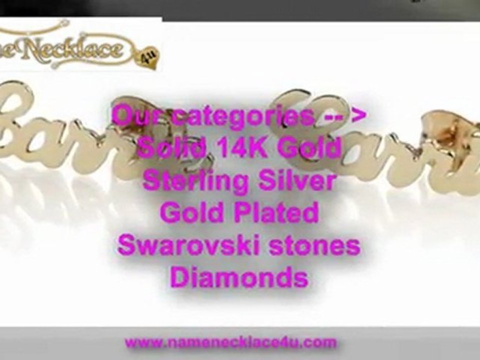 Personalized Name Necklaces