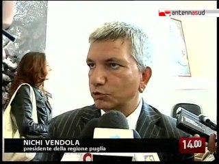 TG 31.08.10 Vendola: "La politica è la passione di stare alla finestra del mondo"