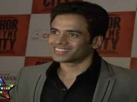 Tusshar Kapoor At Premier Of Movie Shor In The City