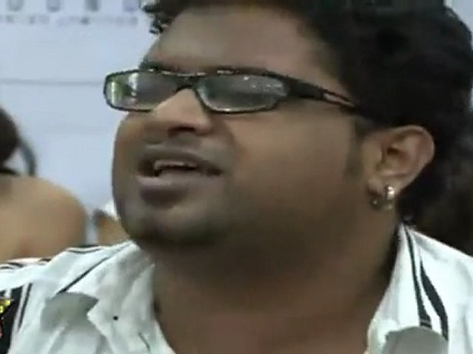 Live Singing By Band At Music Release At"Bhindi Baazaar"