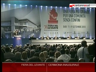 11.09.10 Inaugurazione Fiera del Levante, il discorso di Fitto