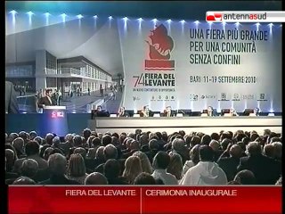 TG 11.09.10 Fiera, Fitto: "100 miliardi per il Sud"