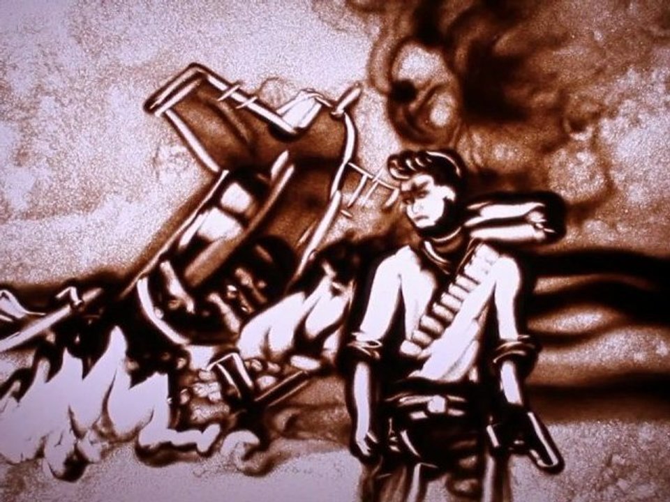 Uncharted 3 Sand Art