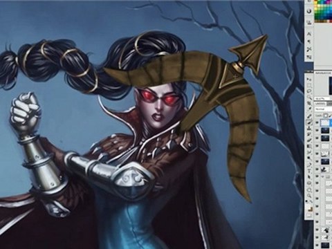 League of Legends Vayne Art Spotlight Trailer