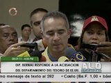 Bernal rechaza acusaciones del Departamento del Tesoro de EEUU