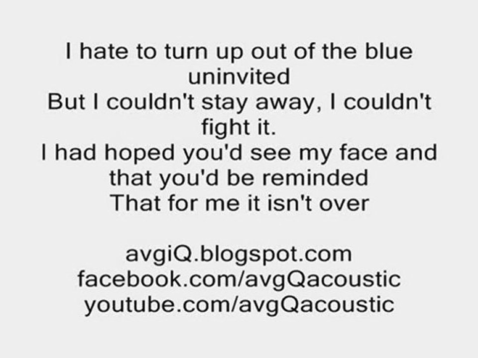 Someone Like You Adele acoustic guitar instrumental w ...