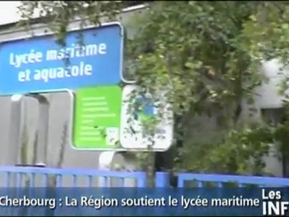 NORMANDIE TV - SUJET JT LYCEE MARITIME CHERBOURG