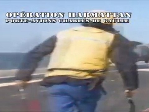 Le porte-avions Charles de Gaulle en opération Harmattan