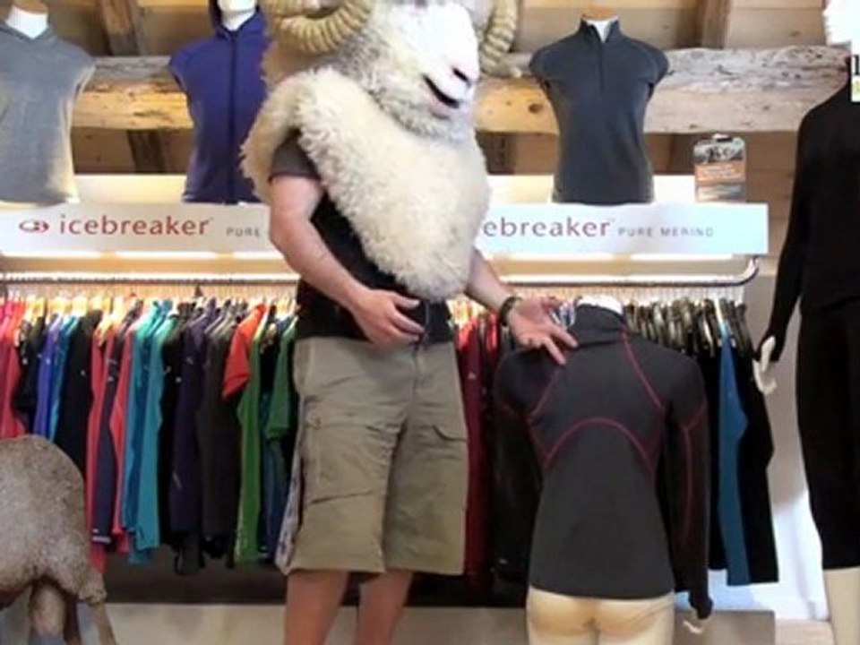 Snowleader présente le LS Chase zip femme de Icebreaker