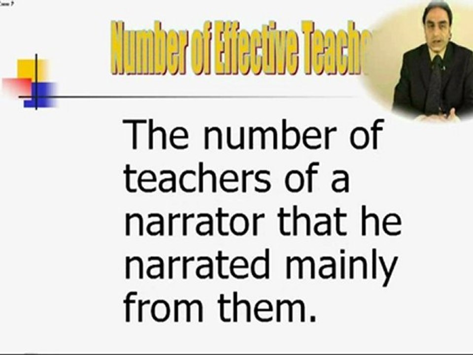 Theory of Probability of Narrations, Presentation 3 :  New Definitions of Narrator Characteristics