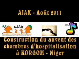AJAK 2011 - construction du auvent en Août 2011