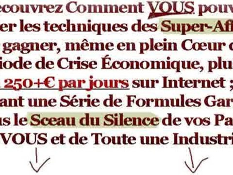 Comment gagner de l'argent par internet