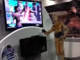 ‪Kinect star wars hd comic con 2011
