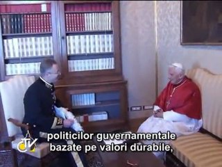 Benedict al XVI-lea: Dezvoltare şi dreptate socială