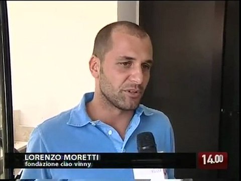 TG 27-06-09: CIAO VINNY IN CORSIA, PER FAR SORRIDERE I PAZIENTI