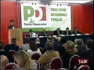 TG 11.07.09 Boccia sul Pd: "Emiliano si faccia da parte"