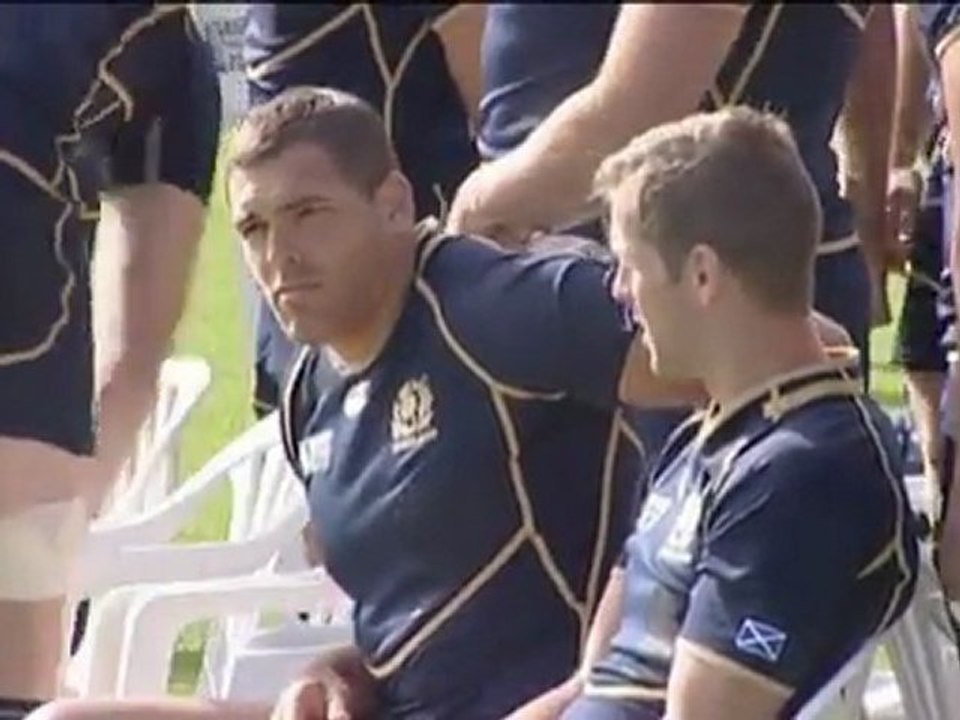 Rugby wm - schottland macht sich warm